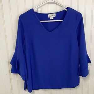 blue blouse